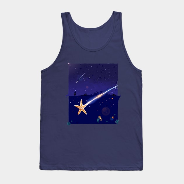 Shooting Starfish Tank Top by TenomonMalke